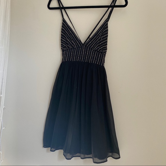 Little Black Dress with Embellished Bust (NEW) - Picture 1 of 2